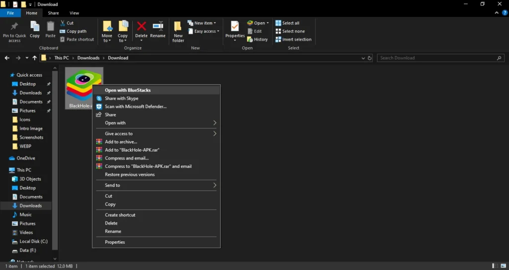 BlackHole for PC (Windows & MAC) - Latest Version (v1.15.11) 5 Open BlackHole APK on Emulator